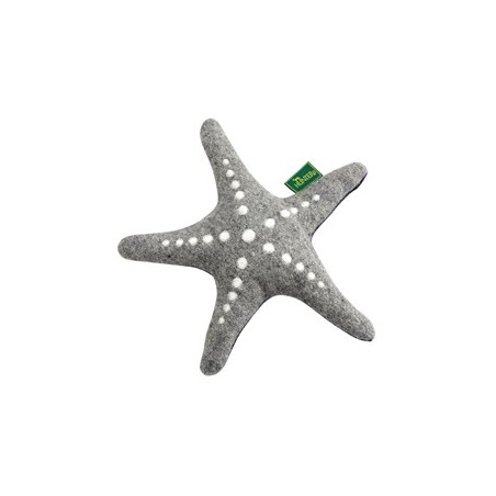 HUNTER Hunde-Plüschspielzeug Skagen Seestern grau/blau, Länge: ca. 20 cm