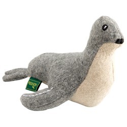 HUNTER Hunde-Plüschspielzeug Skagen Seerobbe grau, Länge: ca. 25 cm