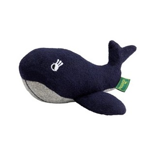 HUNTER Hunde-Plüschspielzeug Eiby Wal blau, Länge: ca. 24 cm
