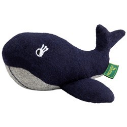 HUNTER Hunde-Plüschspielzeug Eiby Wal blau, Länge: ca. 24 cm