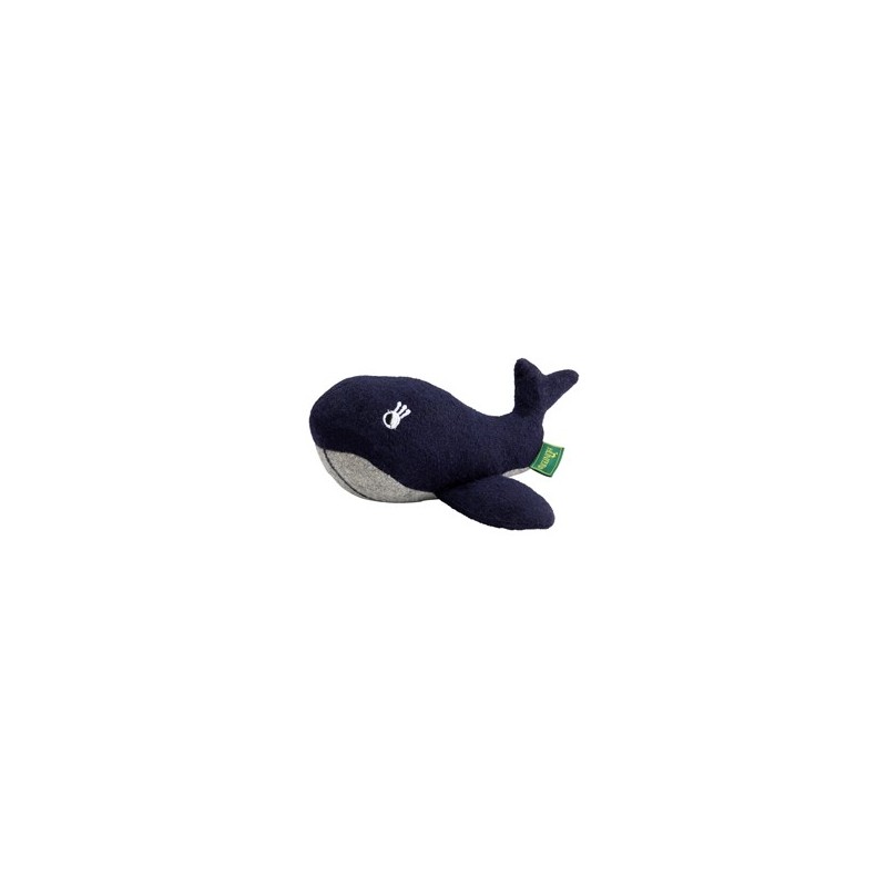 HUNTER Hunde-Plüschspielzeug Eiby Wal blau, Länge: ca. 24 cm