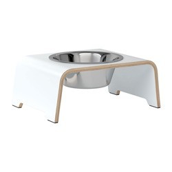 dogBar® Hundebar Single weiß, Gr. M-Small, Maße: ca. 36 x 24 x 14 cm