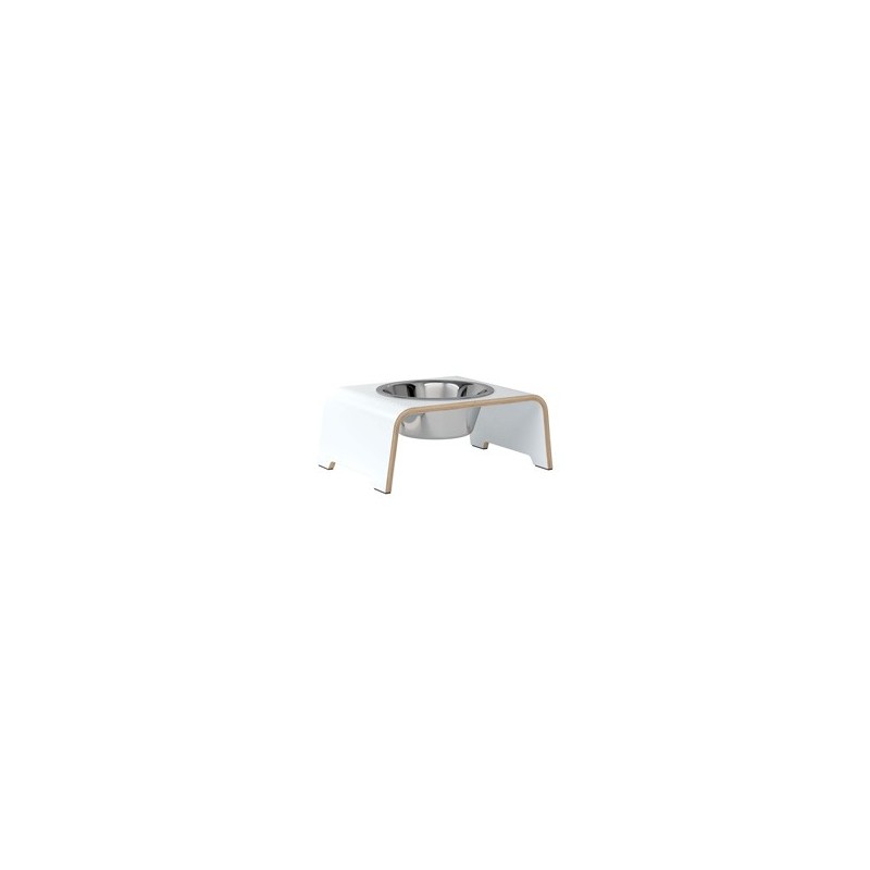 dogBar® Hundebar Single weiß, Gr. M-Small, Maße: ca. 36 x 24 x 14 cm