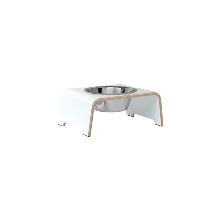 dogBar® Hundebar Single weiß, Gr. M-Small, Maße: ca. 36 x 24 x 14 cm