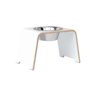 dogBar® Hundebar Single weiß, Gr. M-Large, Maße: ca. 36 x 24 x 24 cm