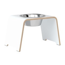 dogBar® Hundebar Single weiß, Gr. M-Large, Maße: ca. 36 x 24 x 24 cm