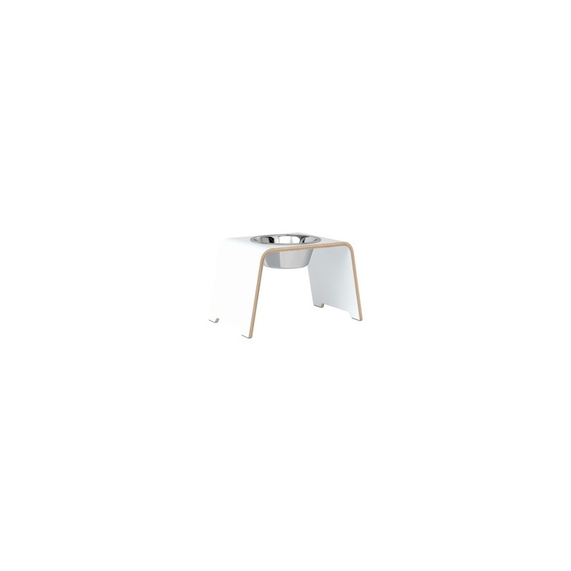dogBar® Hundebar Single weiß, Gr. M-Large, Maße: ca. 36 x 24 x 24 cm