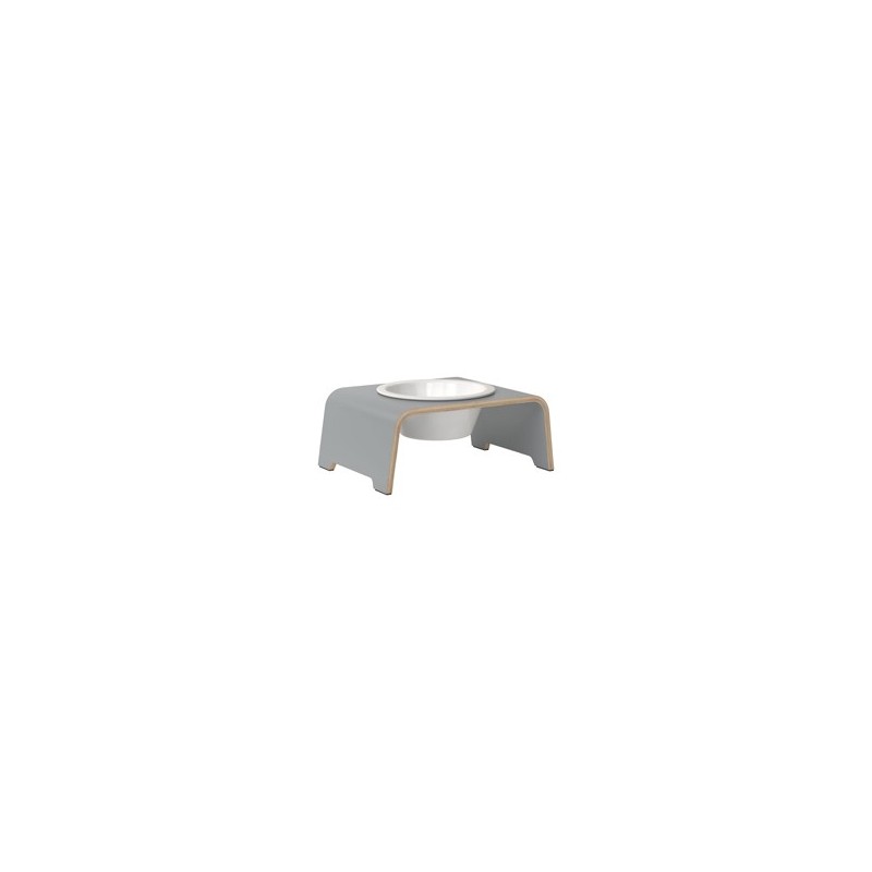 dogBar® Hundebar Single grey, Gr. M-Small, Maße: ca. 36 x 24 x 14 cm