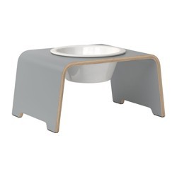 dogBar® Hundebar Single grey, Gr. M, Maße: ca. 36 x 24 x 18 cm