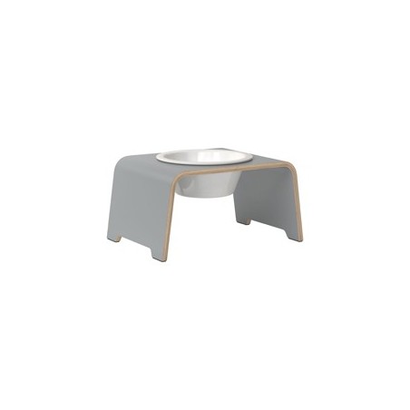 dogBar® Hundebar Single grey, Gr. M, Maße: ca. 36 x 24 x 18 cm