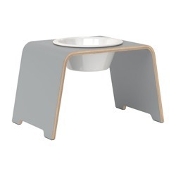 dogBar® Hundebar Single grey, Gr. M-Large, Maße: ca. 36 x 24 x 24 cm