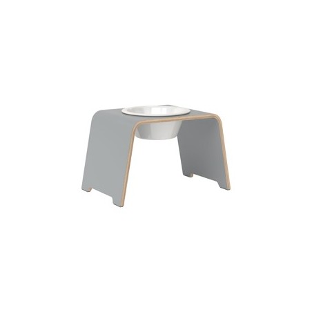dogBar® Hundebar Single grey, Gr. M-Large, Maße: ca. 36 x 24 x 24 cm