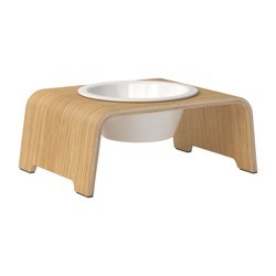 dogBar® Hundebar Single oak light, Gr. M-Small, Maße: ca. 36 x 24 x 14 cm