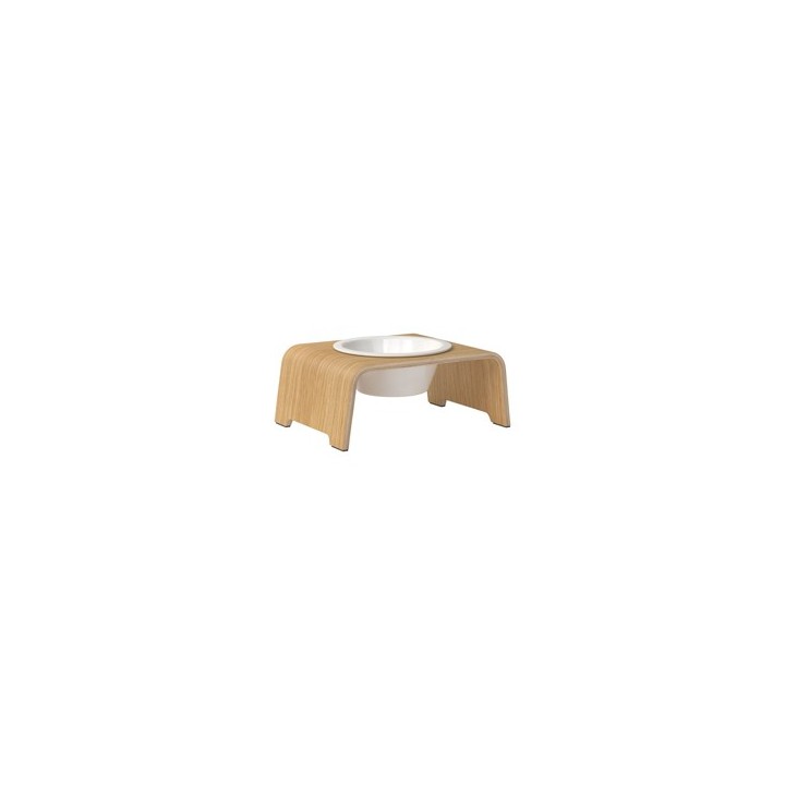 dogBar® Hundebar Single oak light, Gr. M-Small, Maße: ca. 36 x 24 x 14 cm