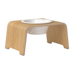 dogBar® Hundebar Single oak light, Gr. M, Maße: ca. 36 x 24 x 18 cm