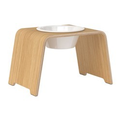 dogBar® Hundebar Single oak light, Gr. M-Large, Maße: ca. 36 x 24 x 24 cm