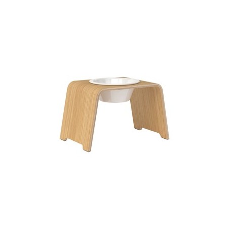dogBar® Hundebar Single oak light, Gr. M-Large, Maße: ca. 36 x 24 x 24 cm