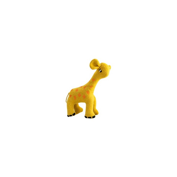 HUNTER Hunde-Plüschspielzeug Eiby Giraffe gelb, Länge: ca. 21 cm