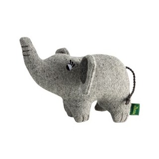 HUNTER Hunde-Plüschspielzeug Eiby Elefant grau, Länge: ca. 22 cm