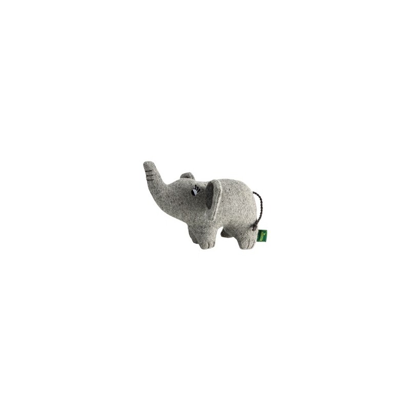 HUNTER Hunde-Plüschspielzeug Eiby Elefant grau, Länge: ca. 22 cm