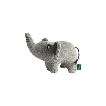 HUNTER Hunde-Plüschspielzeug Eiby Elefant grau, Länge: ca. 22 cm