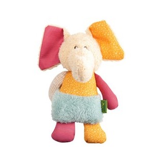 HUNTER Hunde-Plüschspielzeug Muli Elefant bunt, Länge: ca. 23 cm