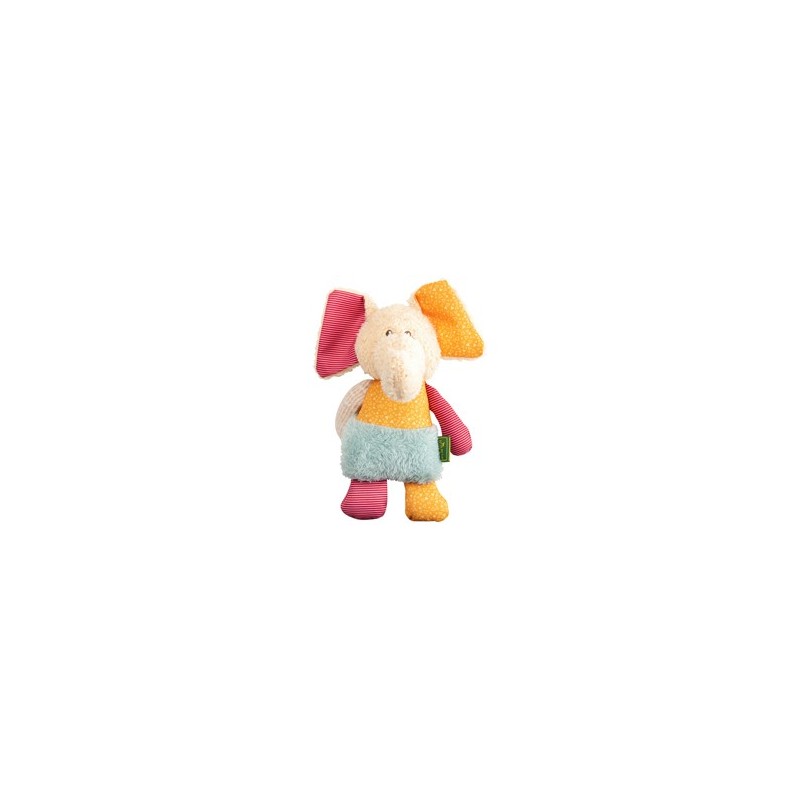 HUNTER Hunde-Plüschspielzeug Muli Elefant bunt, Länge: ca. 23 cm