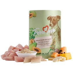 alsa-nature FOODLOVE Huhn & Forelle mit Quinoa, Pastinake & Papaya, Anzahl: 6 x 300 g, 300 g, Hundefutter