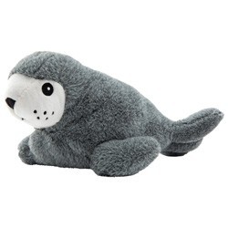 TRIXIE Hunde-Plüschspielzeug Be Nordic Thies grau, Länge: ca. 30 cm