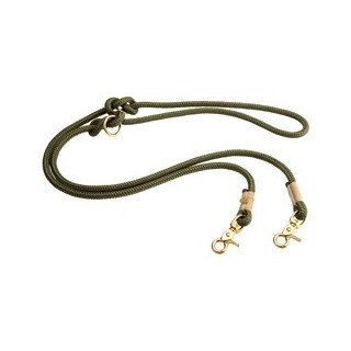 alsa-brand Führleine Mats oliv-sand, Länge: ca. 2 m, Durchmesser:  ca. 10 mm