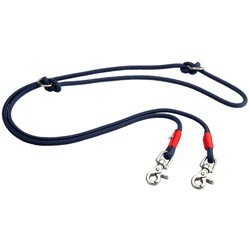 alsa-brand Führleine Mats nachtblau-cayenne, Länge: ca. 2 m, Durchmesser:  ca. 10 mm