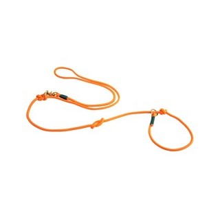 alsa-brand Retriever-Führleine Ole orange-tannengrün, Länge: ca. 2 m, Durchmesser:  ca. 10 mm
