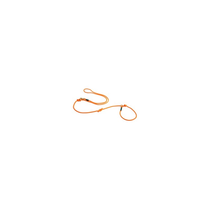 alsa-brand Retriever-Führleine Ole orange-tannengrün, Länge: ca. 2 m, Durchmesser:  ca. 10 mm