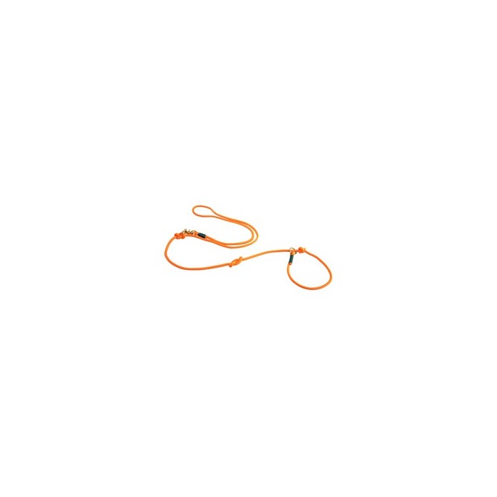 alsa-brand Retriever-Führleine Ole orange-tannengrün, Länge: ca. 2 m, Durchmesser:  ca. 10 mm