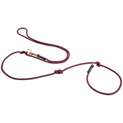 alsa-brand Retriever-Führleine Ole aubergine-tannengrün, Länge: ca. 2 m, Durchmesser:  ca. 10 mm