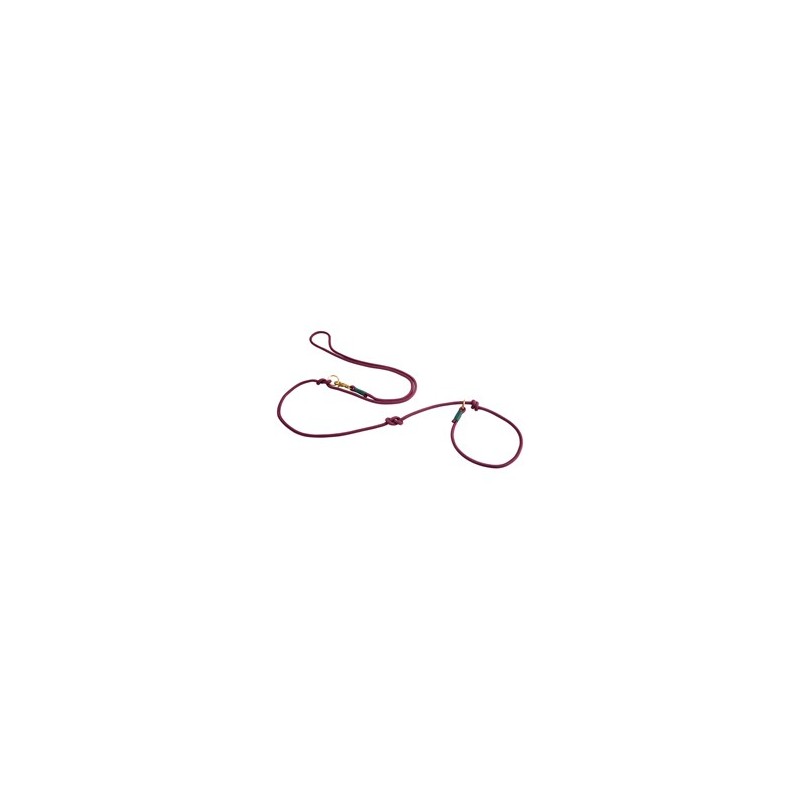 alsa-brand Retriever-Führleine Ole aubergine-tannengrün, Länge: ca. 2 m, Durchmesser:  ca. 10 mm