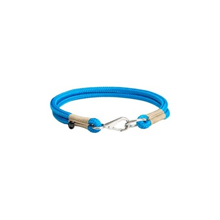 alsa-brand Hundehalsband Bolle aqua-taupe, Länge: ca. 35 cm, Durchmesser:  2 x ca. 8 mm