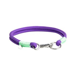 alsa-brand Hundehalsband Bolle lavendel-lindgrün, Länge: ca. 35 cm, Durchmesser:  2 x ca. 8 mm