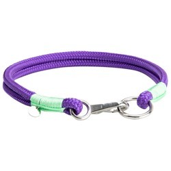 alsa-brand Hundehalsband Bolle lavendel-lindgrün, Länge: ca. 35 cm, Durchmesser:  2 x ca. 8 mm