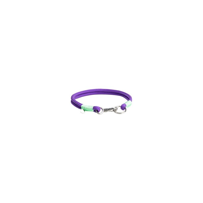 alsa-brand Hundehalsband Bolle lavendel-lindgrün, Länge: ca. 35 cm, Durchmesser:  2 x ca. 8 mm