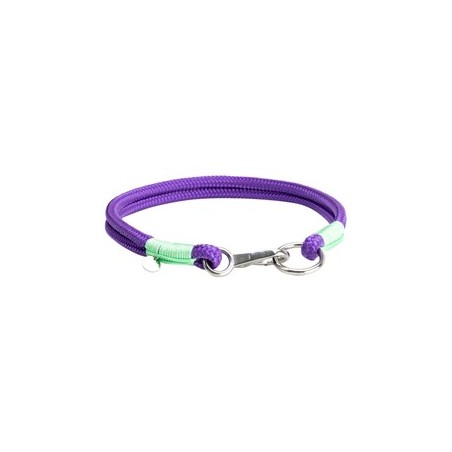 alsa-brand Hundehalsband Bolle lavendel-lindgrün, Länge: ca. 35 cm, Durchmesser:  2 x ca. 8 mm