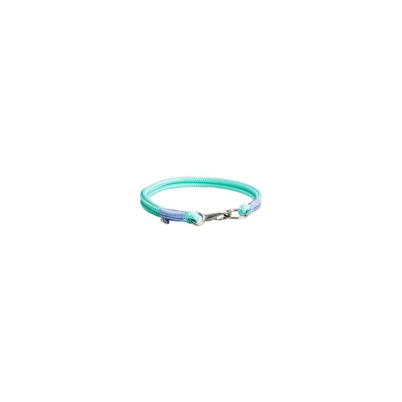 alsa-brand Hundehalsband Bolle mint-flieder, Länge: ca. 35 cm, Durchmesser:  2 x ca. 8 mm