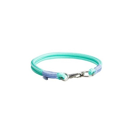 alsa-brand Hundehalsband Bolle mint-flieder, Länge: ca. 35 cm, Durchmesser:  2 x ca. 8 mm