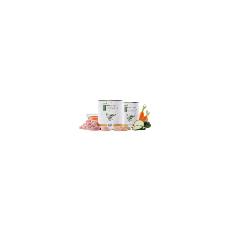 alsa-nature JUBILÄUMS-EDITION Huhn & Pute, Anzahl: 400 g, 400 g, Hundefutter nass