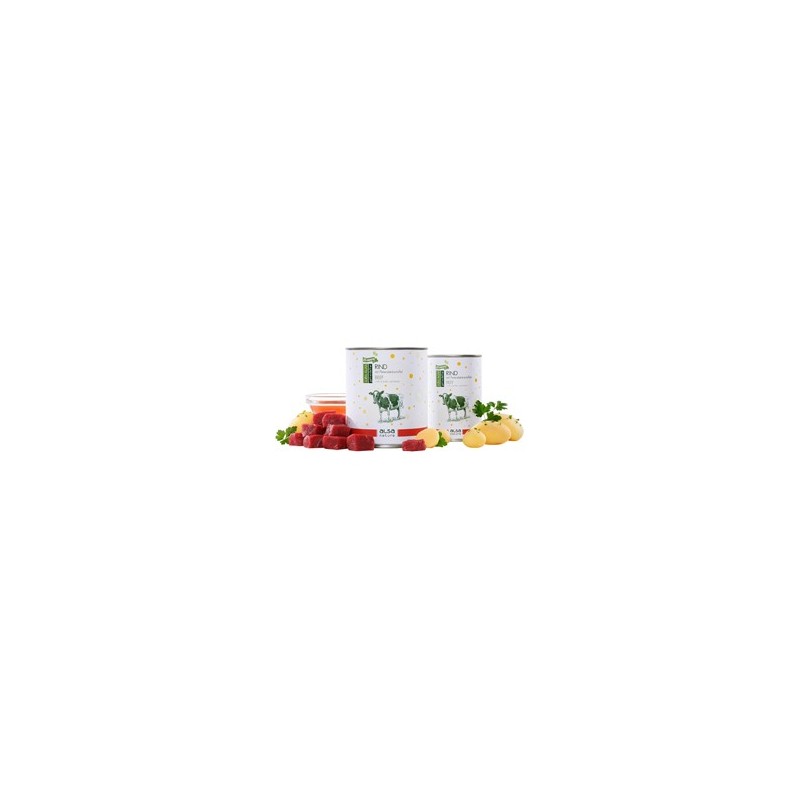 alsa-nature JUBILÄUMS-EDITION Rind, Anzahl: 400 g, 400 g, Hundefutter nass