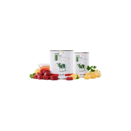 alsa-nature JUBILÄUMS-EDITION Rind, Anzahl: 400 g, 400 g, Hundefutter nass