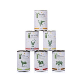 alsa-nature JUBILÄUMS-Menü-Mix, Anzahl: 6 x 400 g, 400 g, Hundefutter nass