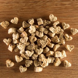 alsa-nature Mini-Hühnchen-Herzen, 250 g, Länge: ca. 1 cm