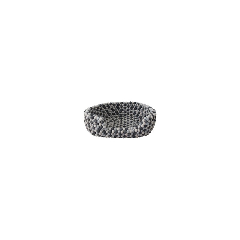 WOOLDOT Hundebett Pet Basket dark grey, Gr. S, Maße: ca. 40 x 25 cm