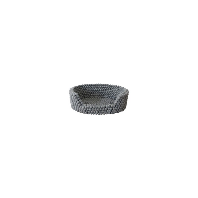 WOOLDOT Hundebett Pet Basket steel grey, Gr. S, Maße: ca. 40 x 25 cm